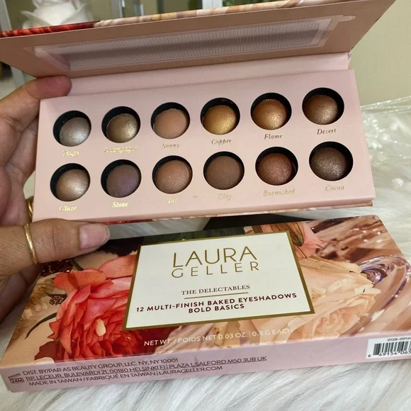 Laura Geller The Delectables 12 Multi Finish Baked Eyeshadows Bold Basics - Picture 4 of 6